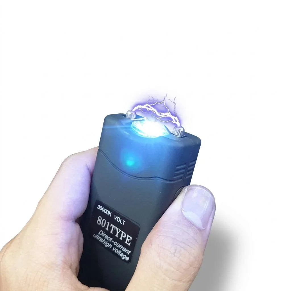 801 Type Rechargeable Self-Defense Stun Gun with LED Flashlight