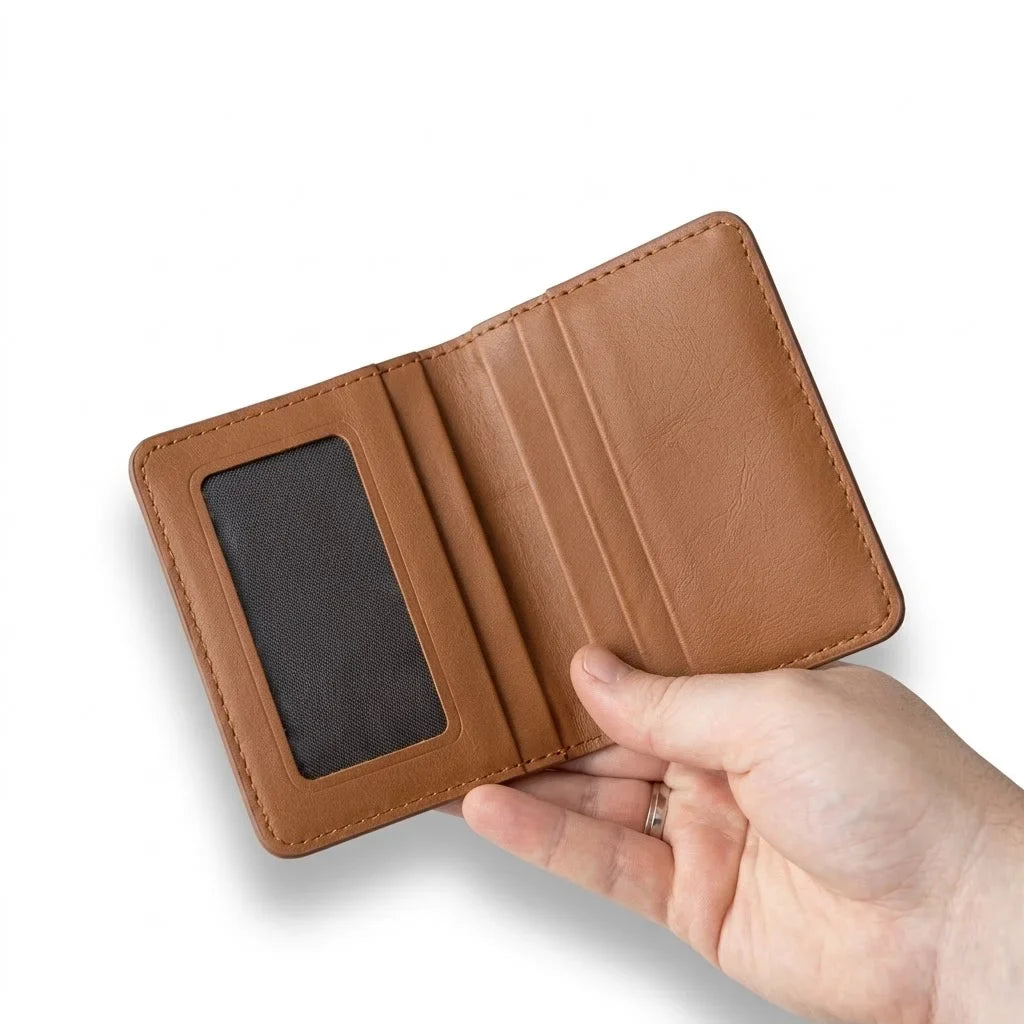 Mini Soft Leather Wallet & Card Holder