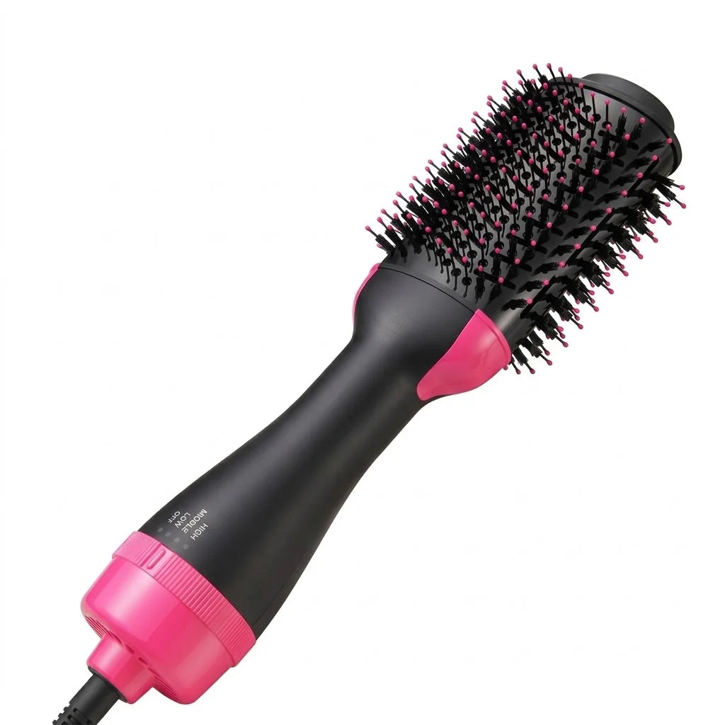 One Step Hair Dryer and Styler – 3-in-1 Hot Air Paddle Brush, Volumizer & Straightener for Smooth, Frizz-Free Blowouts