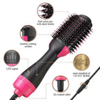 One Step Hair Dryer and Styler – 3-in-1 Hot Air Paddle Brush, Volumizer & Straightener for Smooth, Frizz-Free Blowouts