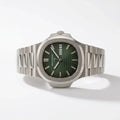 Nautilus Style Automatic Watch Olive Green Dial