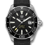 Tag Heuer Aquaracer Black Rubber Black Dial Men's Watch