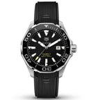 Tag Heuer Aquaracer Black Rubber Black Dial Men's Watch